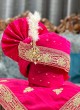 Royal Rani Pink Safa Dupatta Set